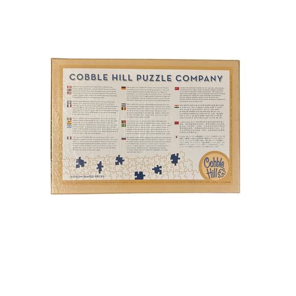 Cobble Hill Puzzles Tis the Season Holiday Scene 500 Piece New Sealed - Picture 3 of 3